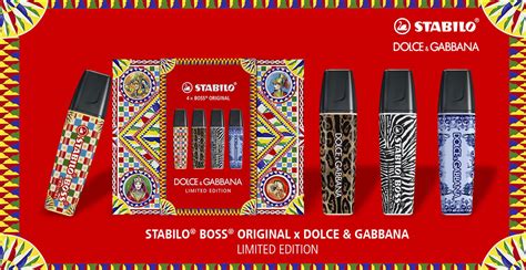 stabilo x dolce gabbana